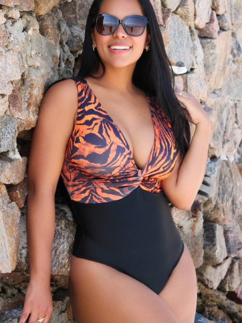 Mai Donatella Tiger Black