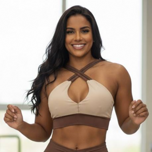 Top Fitness Multiformas Champagne/Caf