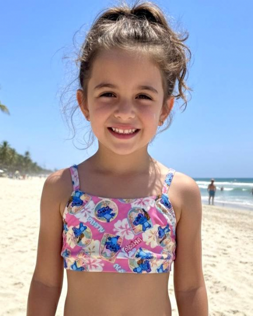 Top Maju Infantil Stitch