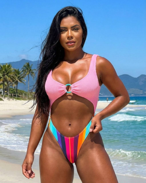 Mai Anita de Argola Texturizado Rosa Beb/Lollipop