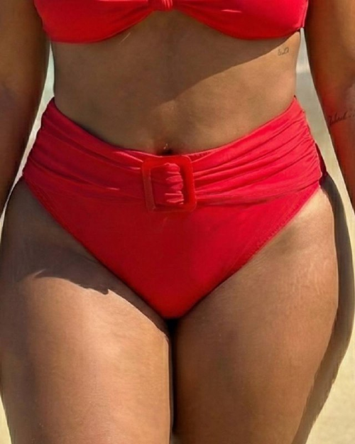 Calcinha Retr� Kris Vermelha