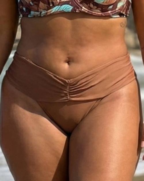 Calcinha Efeito Lipo Marrom Cacau