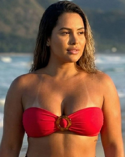 Top Cindy Argola Vermelho Chilli