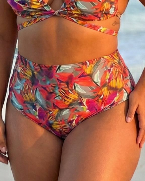 Calcinha Retr� Alta Ver�o