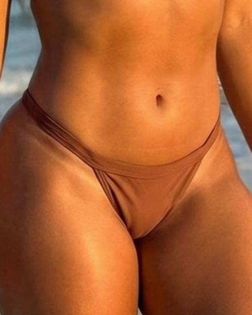 Calcinha Marquinha Fita Marrom