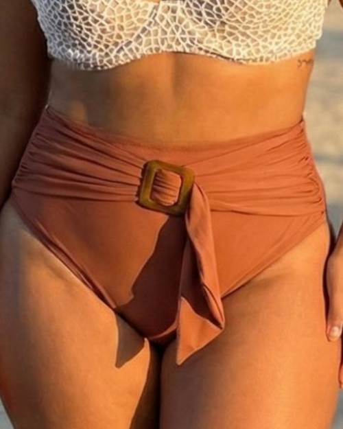 Calcinha Retr� Kris Marrom