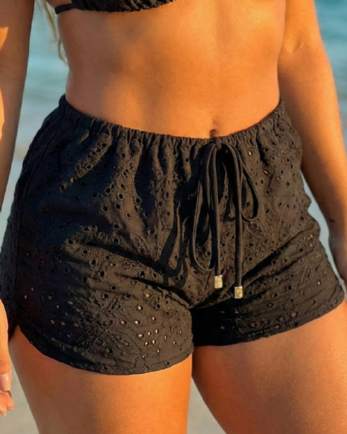 Short B�sico Laise Preto