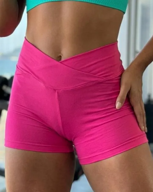 Short Fitness Modelador Magenta Kapana