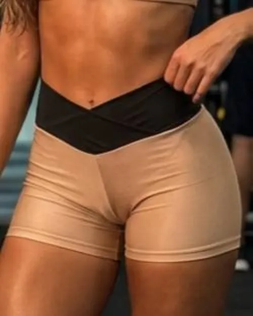 Short Fitness Modelador Rose Gold/Preto