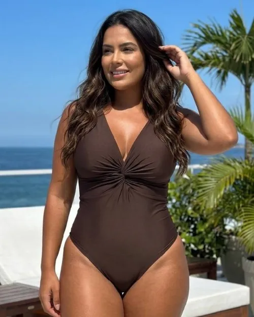 Mai� Donatella Marrom Escuro
