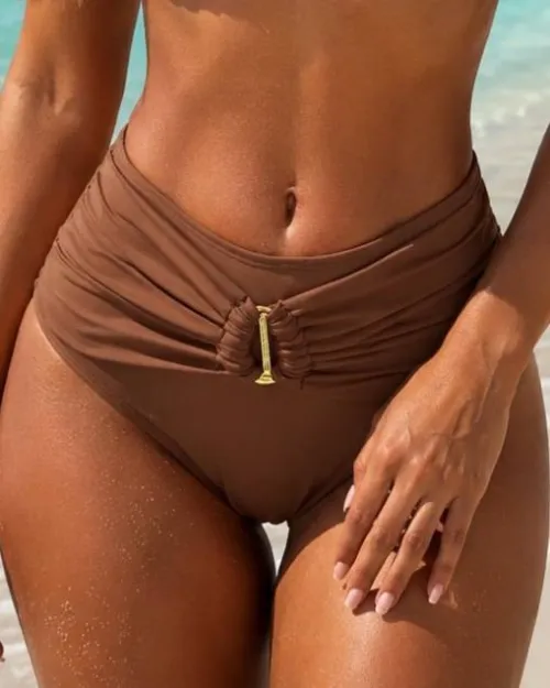 Calcinha Retr� Armani Marrom