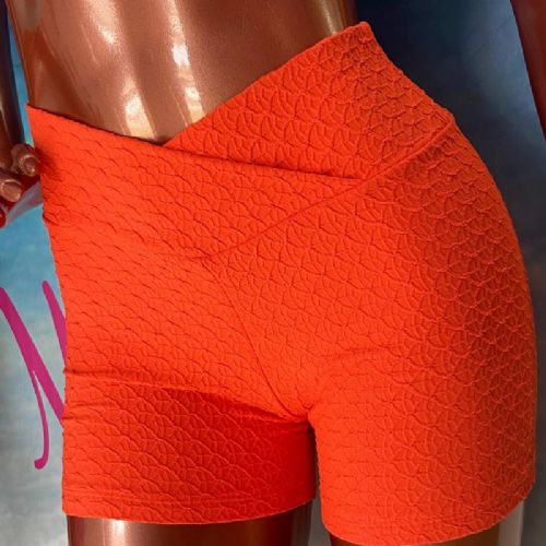 Short Fitness Texturizado Coral