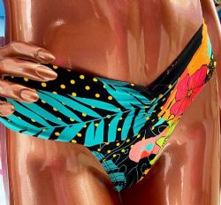 Calcinha efeito lipo biqu�ni Dark Bay