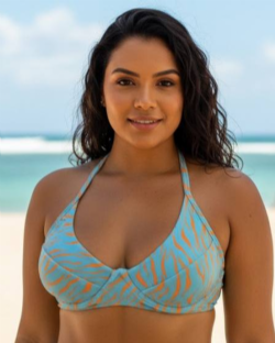 Top Meia Ta�a Caribe Mini