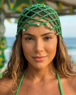 Touca Brasil Croch� - V�rias cores!