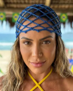 Touca Brasil Croch� - V�rias cores!