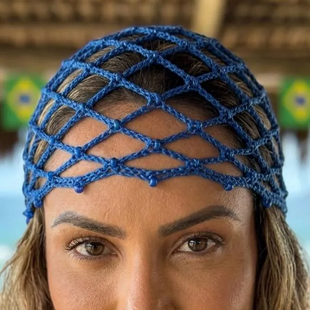 Touca Sereia Croch� - V�rias cores!