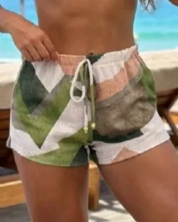 Short B�sico Estampado Duna Shine