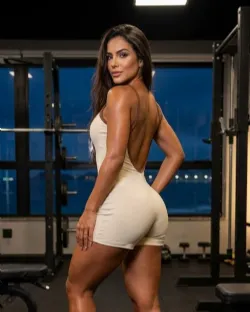 Macaquinho Fitness Virg�nia Off White/Marrom Poliamida