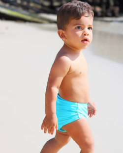 Sunga Infantil Azul Claro