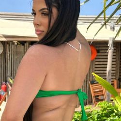 Top Argola Tomara Que Caia Verde Laise