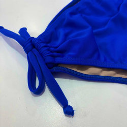 Calcinha de Amarrar Infantil Azul Caneta