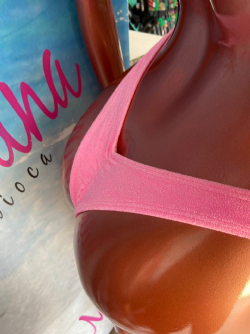 Calcinha Fio Empina Velvet Rosa Chiclete