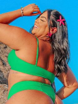 Top B�rbara Duo Verde/Rosa