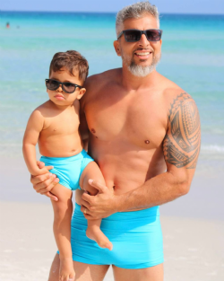 Sunga Box adulto azul claro