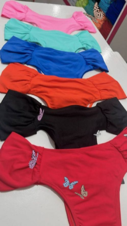 Calcinha borboleta biqu�ni empina bumbum V�rias cores!
