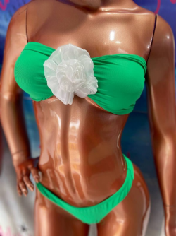 Conjunto Top Cindy e Fio Modeladora Verde Bandeira