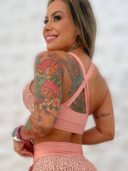 Top Fitness Multiformas Oncinha Ros�