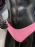 Calcinha fio empina bumbum biquni TEXTURIZADA ROSA BEBE