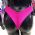 Calcinha fio empina bumbum biquni TEXTURIZADA PINK