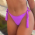 Calcinha Bananinha de amarrar empina bumbum ROXO